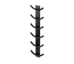 Uscător de prosoape de design LOJIMAX colecția OXY 1000x400 mm, Negru