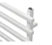 Uscător de prosoape de design CARISA, colecția BARON L, 1200x500 mm, ALB