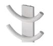 Uscător de prosoape de design LOJIMAX colecția OXY 1540x400 mm, Alb