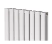 Calorifer decorativ LOJIMAX colecția BELLA DOUBLE 1600x581 mm, Alb