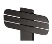 Uscător de prosoape de design LOJIMAX colecția DOSIA 1450x500 mm, Negru