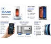 Boiler electric ZEUS SLIM COMPACT 80 l