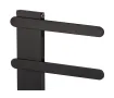 Uscător de prosoape de design LOJIMAX colecția NUMMO STYLE 1540x450 mm, Negru
