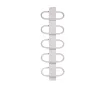 Uscător de prosoape de design LOJIMAX colecția PEARL 1490x400 mm, Alb