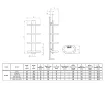 Uscător de prosoape de design LOJIMAX colecția TEOS 1430x400 mm, Alb