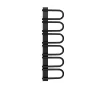 Uscător de prosoape de design LOJIMAX colecția PANA 1445x520 mm, Negru