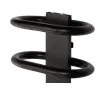 Uscător de prosoape de design LOJIMAX colecția TEOS 1170x400 mm, Negru