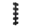 Uscător de prosoape de design LOJIMAX colecția DOSIA 1450x500 mm, Negru