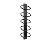 Uscator de prosoape decorativ LOJIMAX, colectie PEARL Negru mat