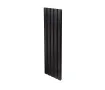Calorifer decorativ LOJIMAX colecția DIAMOND DOUBLE 1800x496 mm, Negru