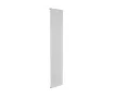 Дизайнерский радиатор LOJIMAX коллекция BAMBOO 1600x479 мм, Inox Matt Anodising
