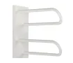 Uscător de prosoape de design LOJIMAX colecția PRUSIAS 1200x400 mm, Alb