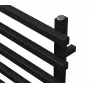 Uscător de prosoape de design CARISA, colecția BARON L, 800x500 mm, NEGRU