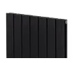 Calorifer decorativ LOJIMAX colecția ROYAL DOUBLE 1600x366 mm, Negru