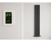 Radiator de design CARISA, colecția TALLIS DOUBLE, 1800x410 mm, ANTRACIT