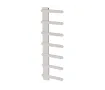 Uscator de prosoape decorativ LOJIMAX, colectie NUMMO STYLE Alb mat