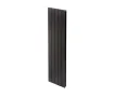 Calorifer decorativ LOJIMAX, colectia  KALSEDON DOUBLE высота 400 mm. ширина 1895 mm. BLACK SATINE
