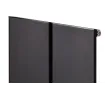 Дизайнерский радиатор LOJIMAX коллекция NISH 1600x404 мм, Черный