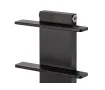 Uscător de prosoape de design LOJIMAX colecția CARETTA 1675x250 mm, Negru