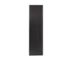 Calorifer decorativ LOJIMAX, colectia  KALSEDON DOUBLE высота 400 mm. ширина 1895 mm. BLACK SATINE