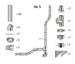 Kit complet coș de fum INOX izolat AISI 304, Ø180–250 mm, lungime 6 m, pentru cazane 30–50 kW (Varianta №5)