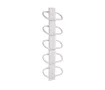 Uscător de prosoape de design LOJIMAX colecția PEARL 1490x400 mm, Alb
