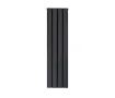 Calorifer decorativ LOJIMAX colecția DIAMOND DOUBLE 1600x496 mm, Negru