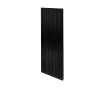 Calorifer decorativ LOJIMAX colecția BAMBOO DOUBLE 1600x359 mm, Negru