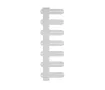 Uscător de prosoape de design LOJIMAX colecția LINEA 1425x500 mm, Alb