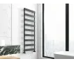 Uscător de prosoape de design CARISA, colecția NINOVA BATH, 1180x500 mm, NEGRU