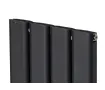 Calorifer decorativ LOJIMAX colecția DIAMOND DOUBLE 1600x496 mm, Antracit