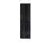 Дизайнерский радиатор LOJIMAX, коллекция BAMBOO Высота 300 мм. Ширина 239 мм. BLACK MATT ANODISING