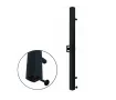 Uscător electric de prosoape de design CARISA, colecția VESTA S, 1200x70 mm, NEGRU