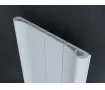 Radiator electric de design CARISA, colecția BOREAS B, 1800x369 mm, ALB