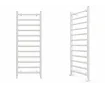 Uscător de prosoape de design CARISA, colecția LARA L, 1200x485 mm, ALB