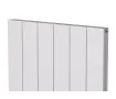 Calorifer decorativ  LOJIMAX colecția KALSEDON DOUBLE 1600x470 mm, Alb