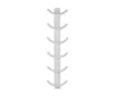 Uscător de prosoape de design LOJIMAX colecția OXY 1540x400 mm, Alb