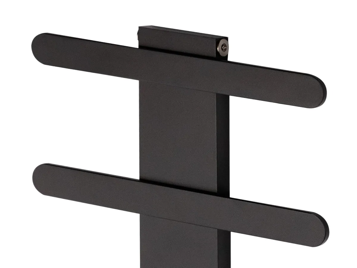 Uscător de prosoape de design LOJIMAX colecția BALLOSS STYLE 1140x500 mm, Negru