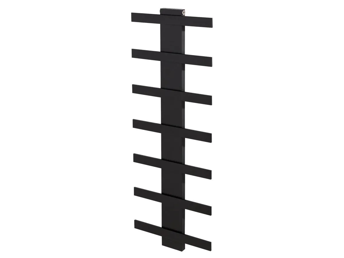 Uscător de prosoape de design LOJIMAX colecția ALBATROS STYLE 1140x450 mm, Negru