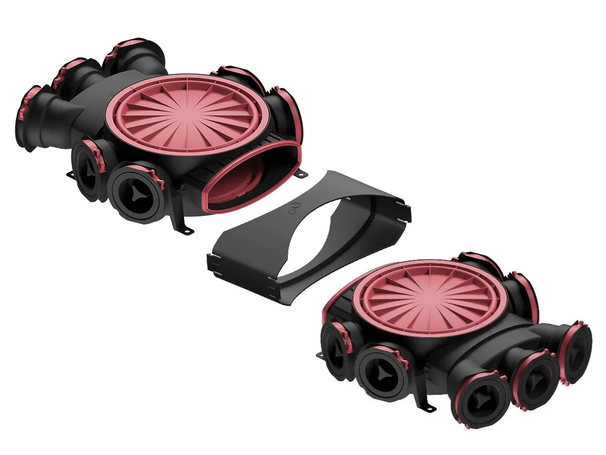 Cuplaj orizontal HEATPEX ARIA CONNECT Ø75/90 mm