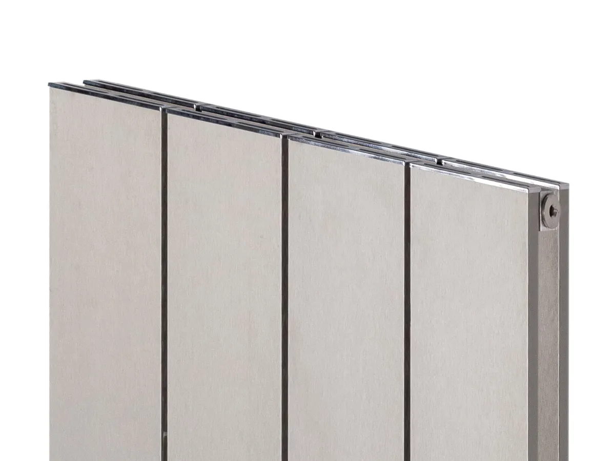 Calorifer decorativ  LOJIMAX colecția KALSEDON DOUBLE 1600x375 mm, INOX SATIN