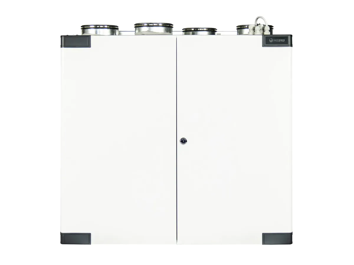 Recuperator de aer cu sistem de ventilație OSTBERG HERU 100 T EC-y2 LE (conexiune pe stânga, debit de aer 418 m³/h)