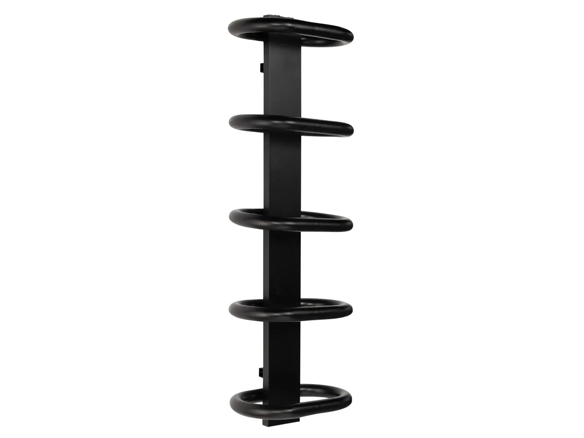 Uscător de prosoape de design LOJIMAX colecția TEOS 910x400 mm, Negru