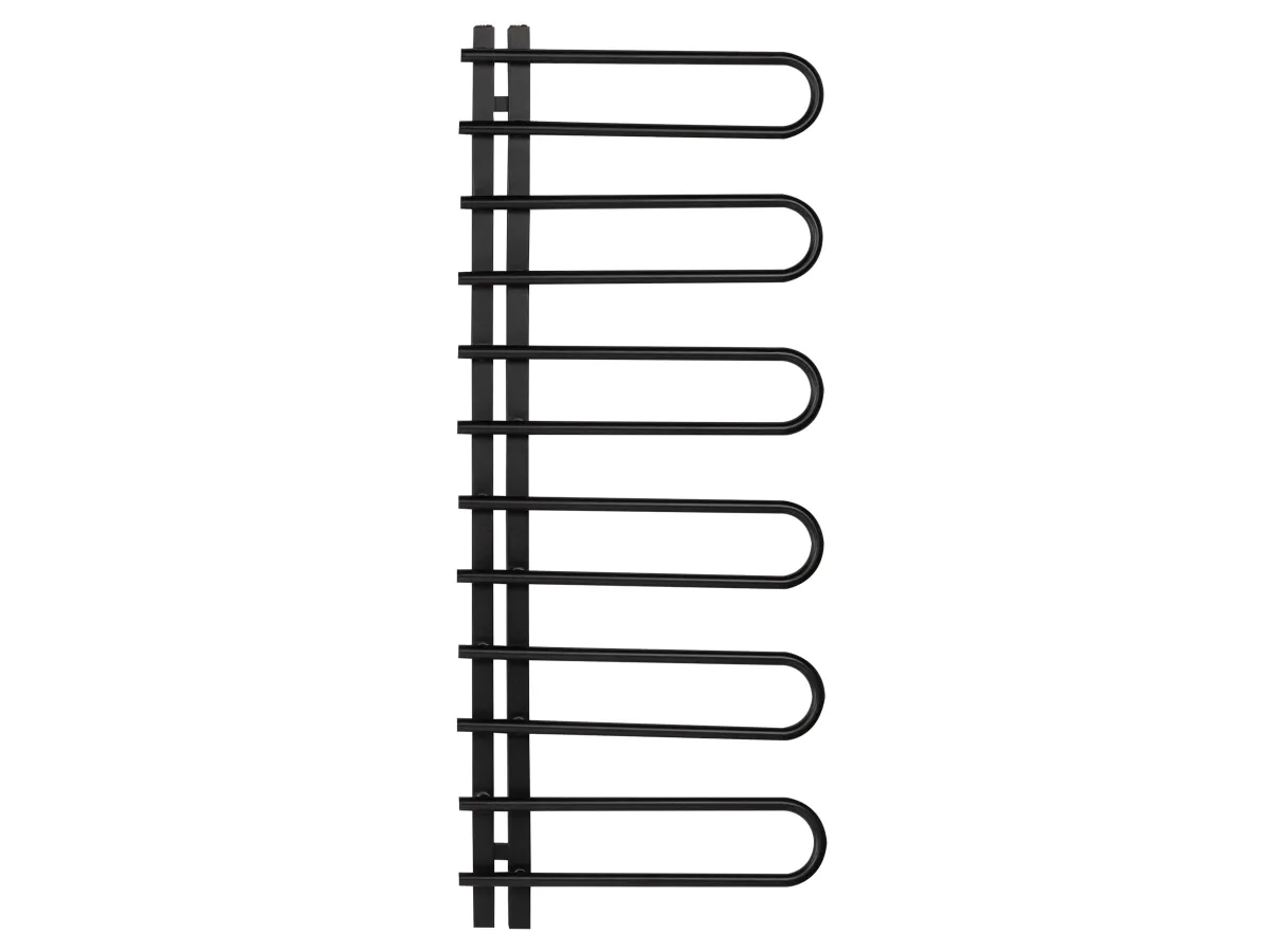 Uscator de prosoape decorativ LOJIMAX, colectie CORTE Negru mat