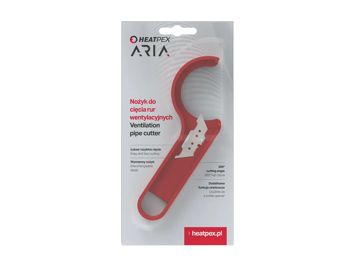 Cuțit pentru țevi de ventilație HEATPEX ARIA CONNECT Ø90 mm