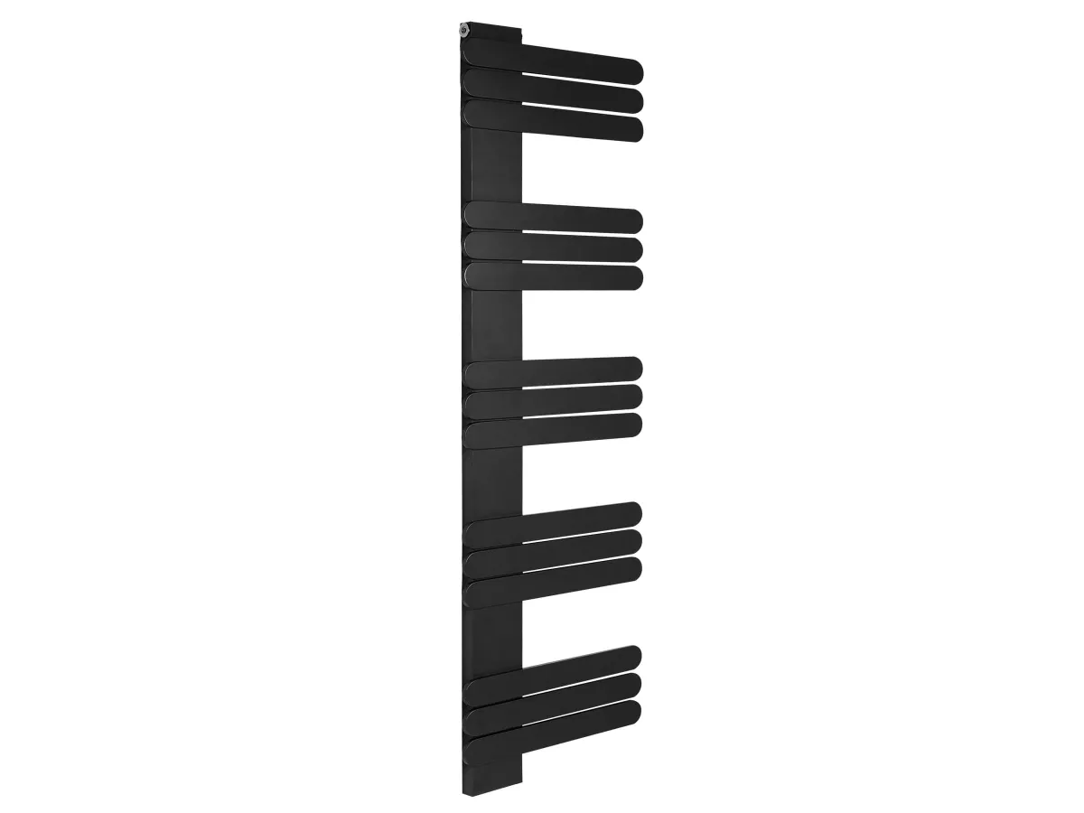 Uscător de prosoape de design LOJIMAX colecția NUMMO 1120x500 mm, Negru