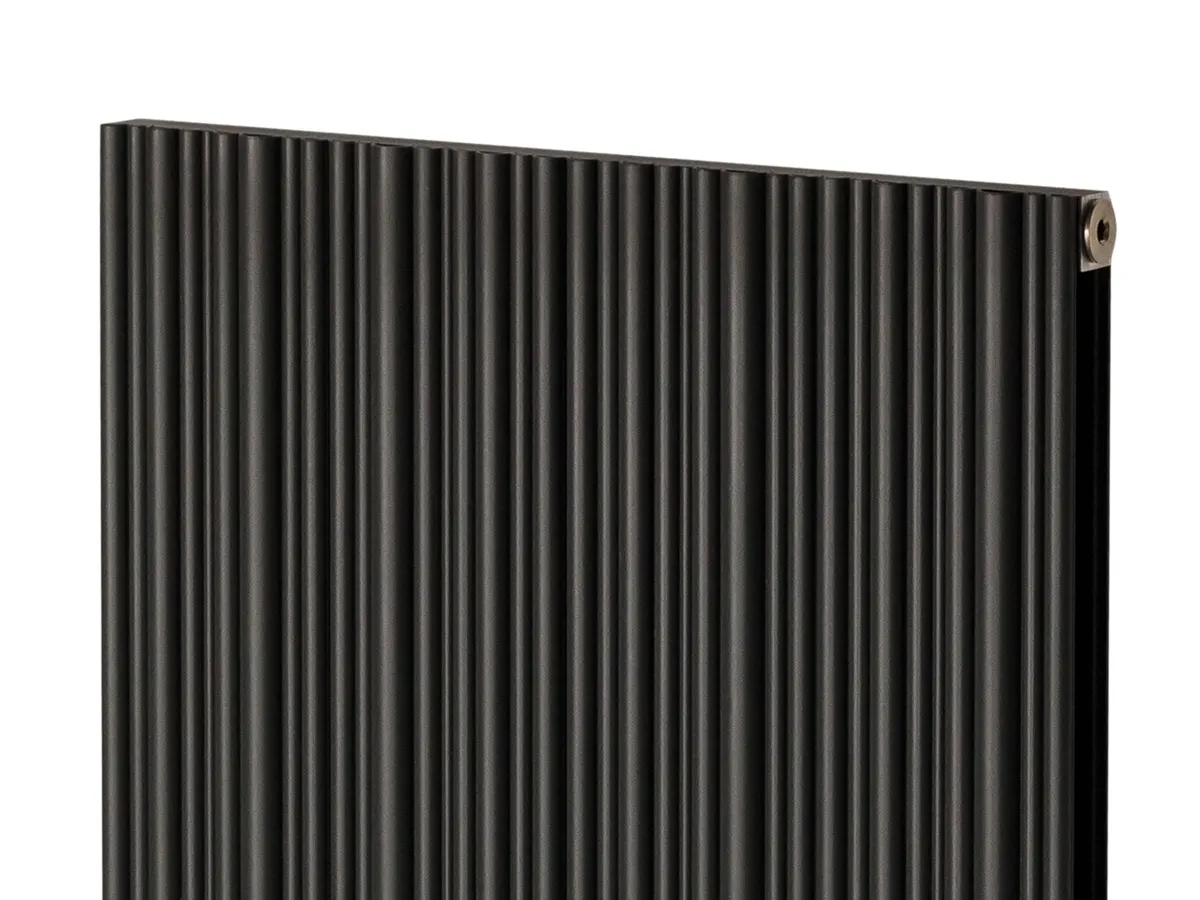 Дизайнерские радиаторы LOJIMAX, коллекция BAMBOO DOUBLE Black Matt Anodising