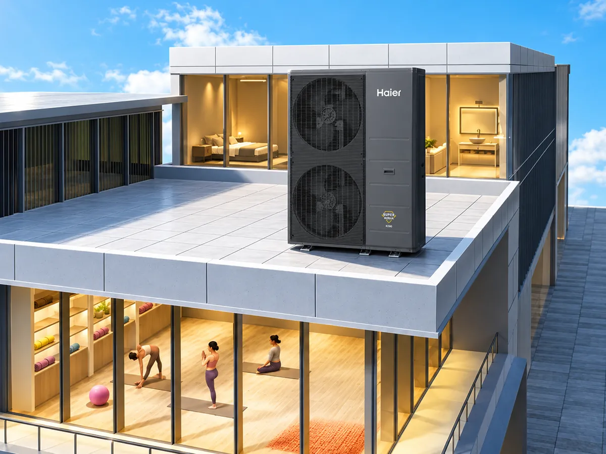 Pompă de căldură Haier SUPER AQUA Flexi R290, 30 kW, 3Ph, AW30NMYGHA