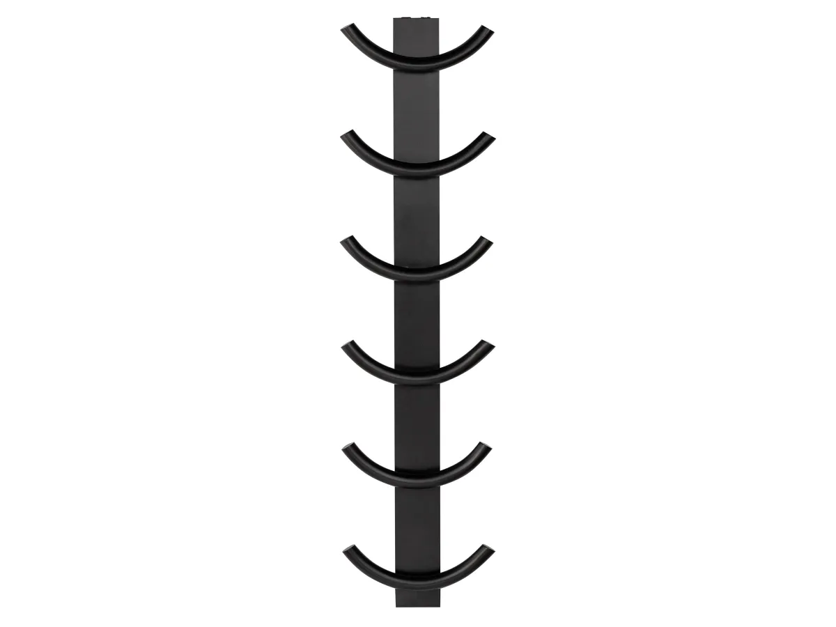 Uscător de prosoape de design LOJIMAX colecția OXY 1270x400 mm, Negru