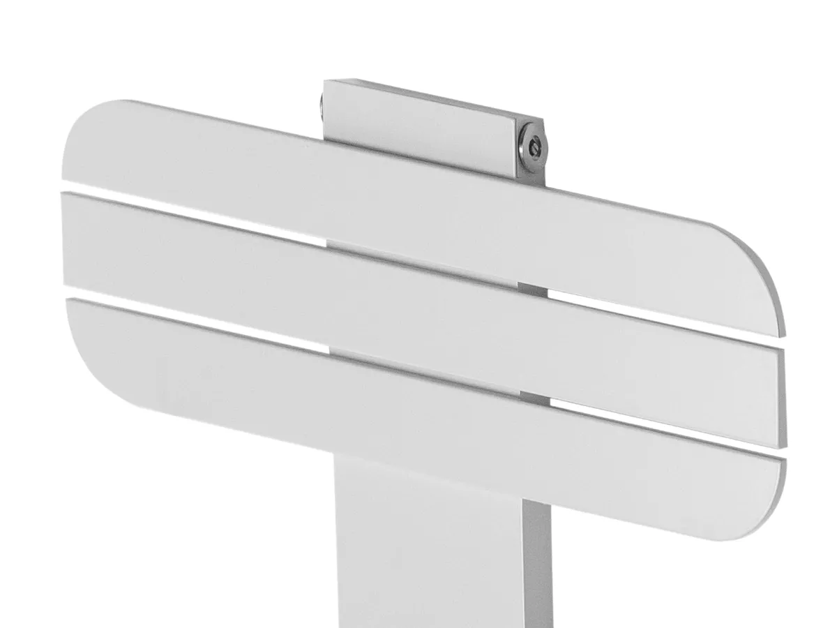 Uscător de prosoape de design LOJIMAX colecția DOSIA 1450x500 mm, Alb